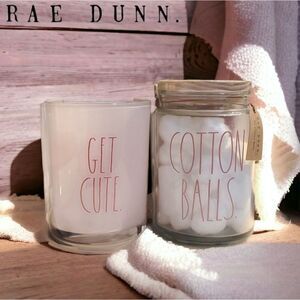 Rae Dunn 2 Piece Pink Vanity Set Set